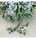 Ramo de novia con paniculata y olivo