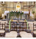 Decoración Iglesia del Convento de la Asunción Calatrava Dominicos de Almagro con orquídea