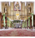 Decoración Iglesia del Convento de la Asunción Calatrava Dominicos de Almagro con orquídea