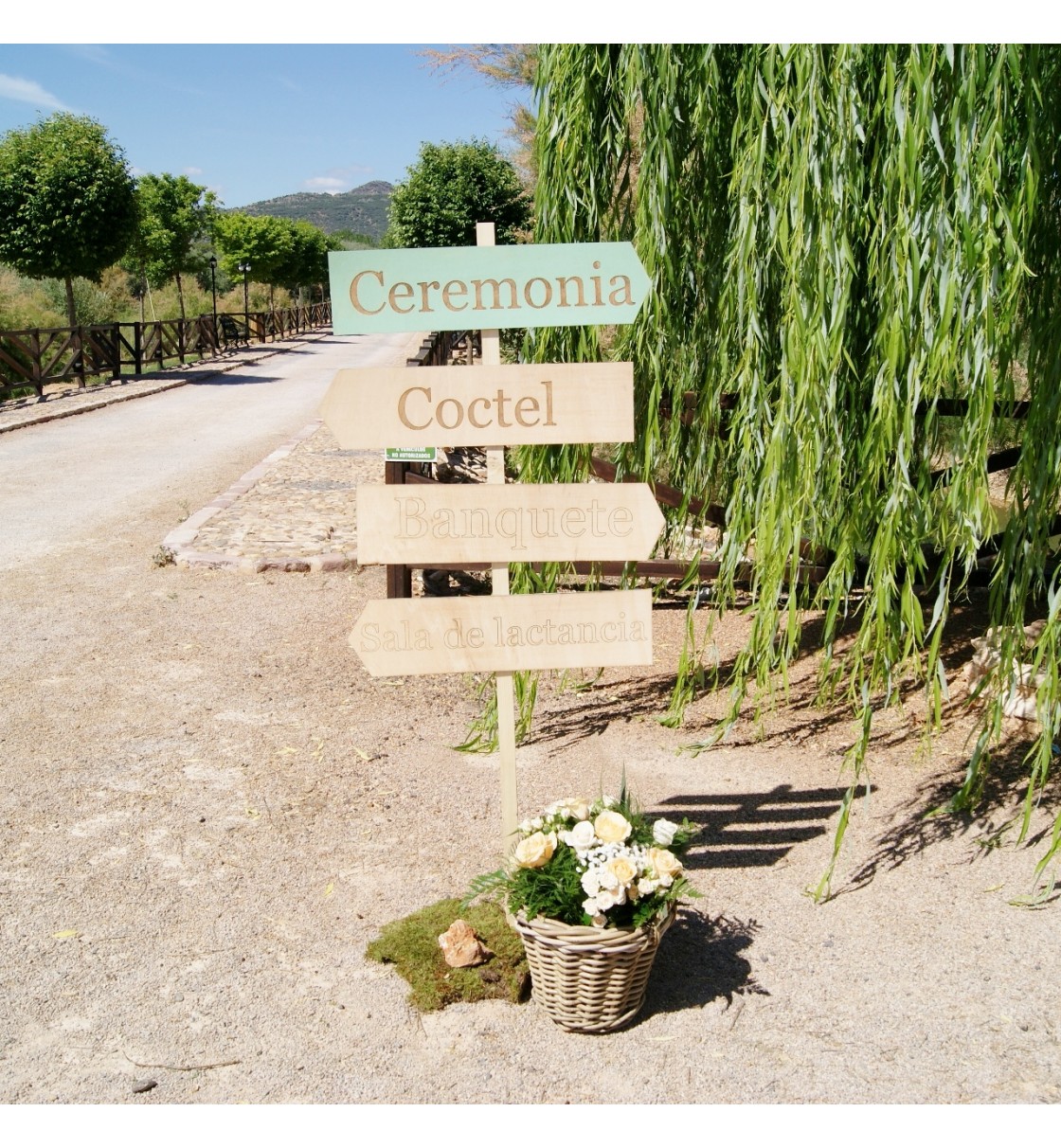 Decoración de boda civil en Fuente Taray