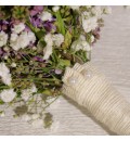 Ramo de novia con lilas y paniculata