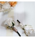 Ramo de novia preservado con rosas y paniculata
