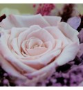Ramo de novia preservado con rosas fucsia y rosa