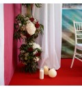 Decoración boda civil con arco floral