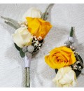 Ramo de novia preservado con peonia y rosas