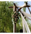 Decoración boda civil Fuente Taray arco floral