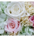 Ramo de novia preservado con hortensia y rosas