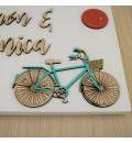 Libro de firmas bicicleta de madera