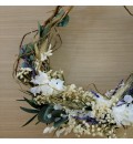 Ramo de novia o de ramas hortensia preservada