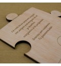 Puzzle de madera con foto para padre