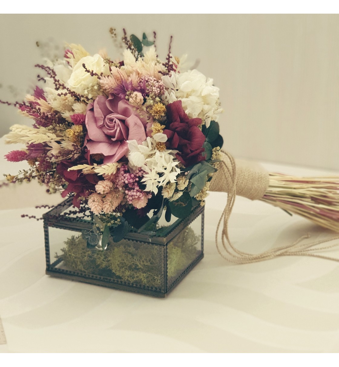 Ramo novia preservado Gardenia - Flores Akita